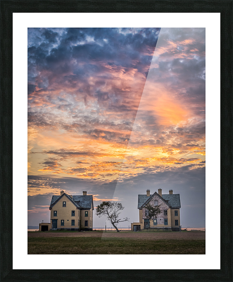 Officer s Row 2 Picture Frame print