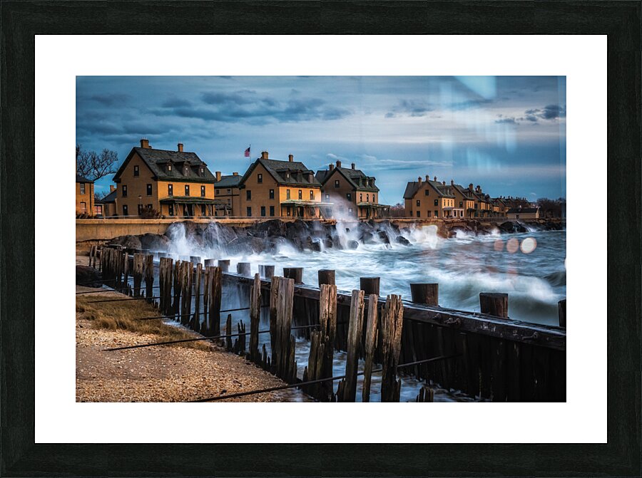 Officer s row  Picture Frame print