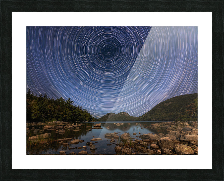 Jordan Pond Picture Frame print