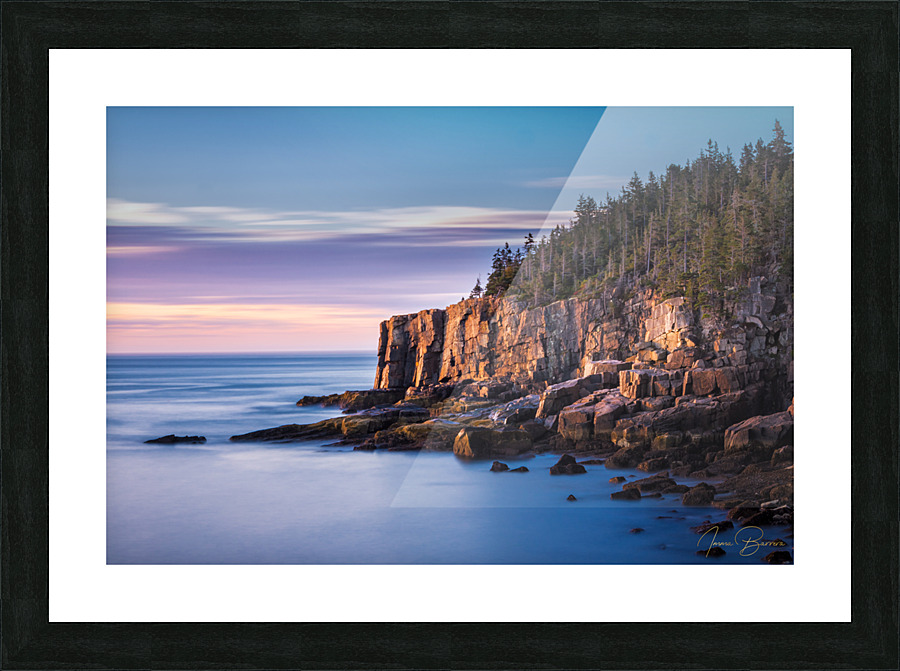 Otter Cliff Picture Frame print
