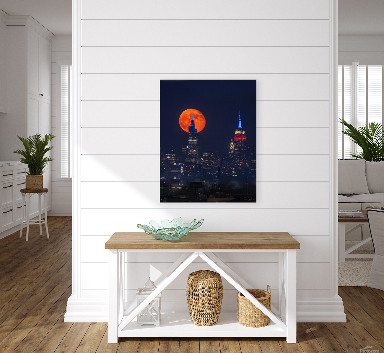 Moon over Midtown Reproduction
