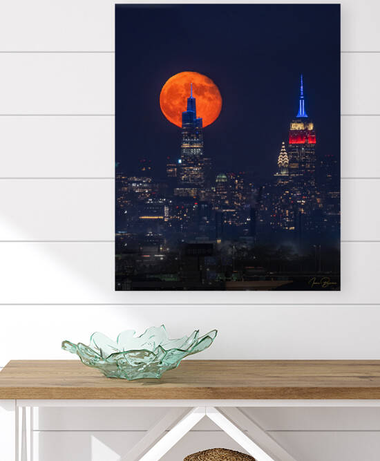 Moon over Midtown Reproduction