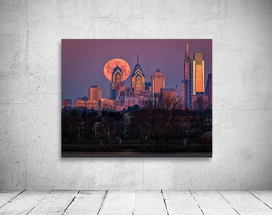 Moon over Philly 2 Wall Preview