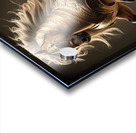 High resolution drawing of a majestic horse with a white mane Acrylic print