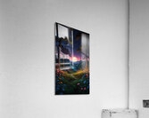 A forest full of vibrant flowers and lush greenery Acrylic Print