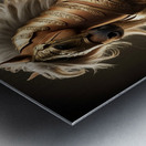 High resolution drawing of a majestic horse with a white mane Metal print