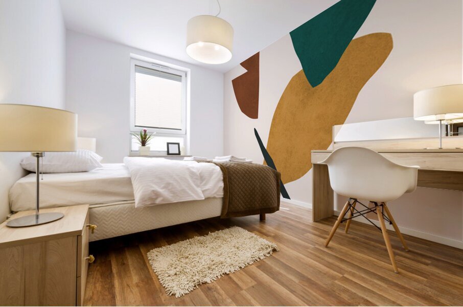 Expressionist cutouts 12 Mural print