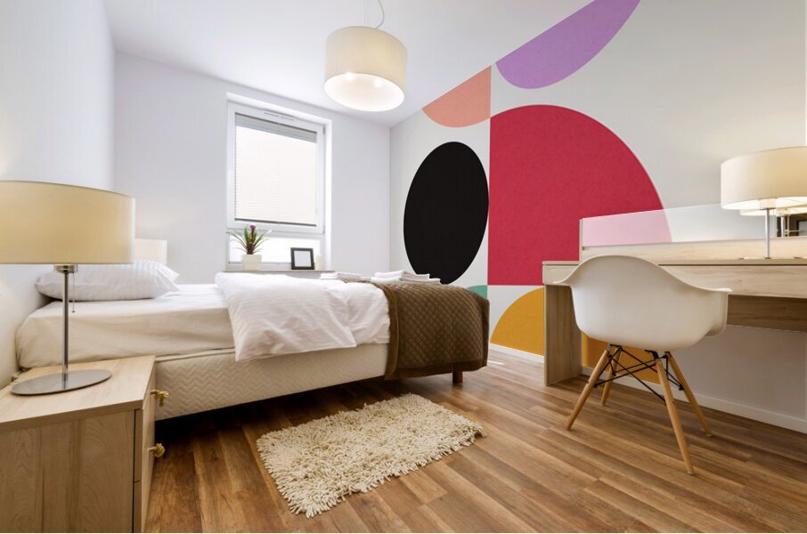 Abstract geometric textures 3 Mural print