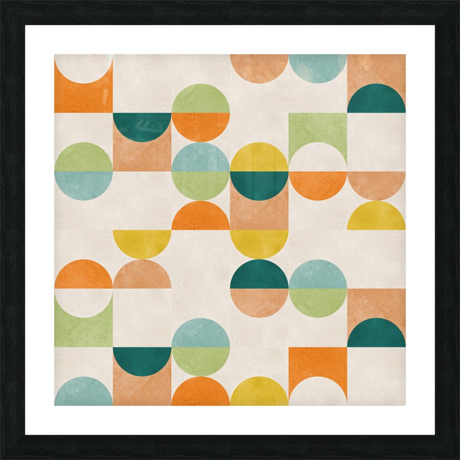 Colored circles 2 Picture Frame print