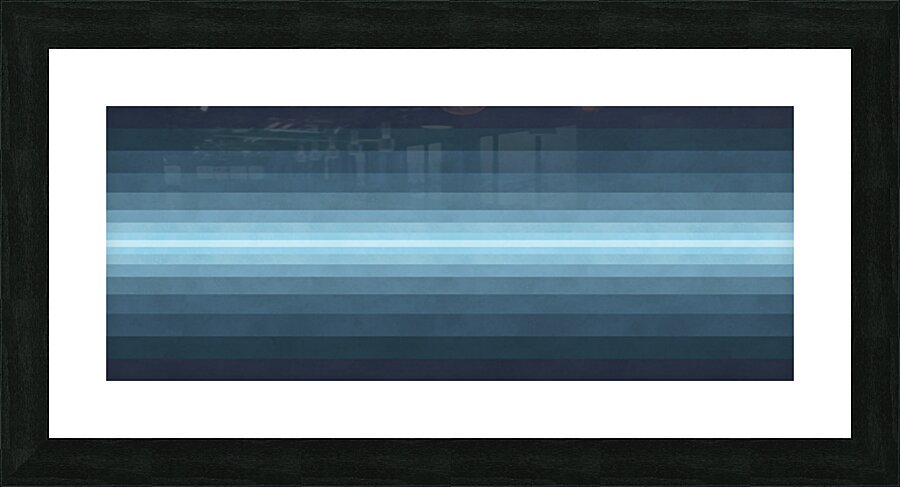 Gradient landscape 2 Picture Frame print