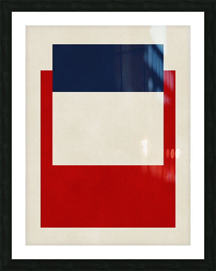 Contemporary geometric shapes 3 Picture Frame print