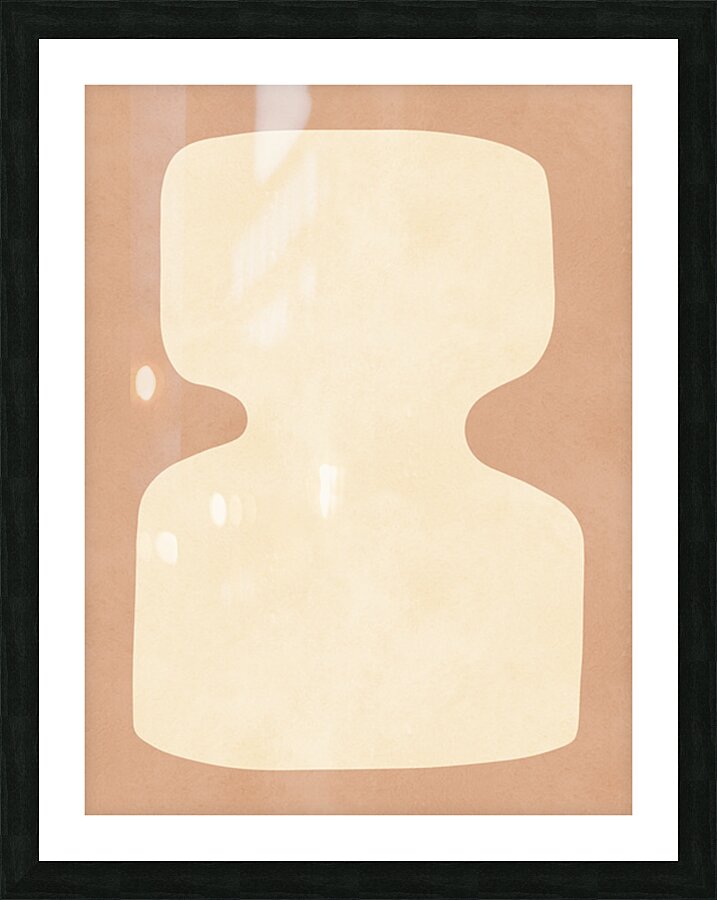Abstract expressionist shapes 9 Picture Frame print