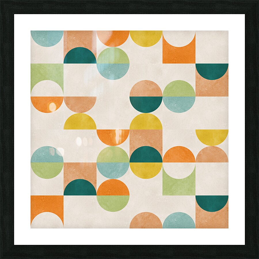 Abstract geometric textures 4 Picture Frame print