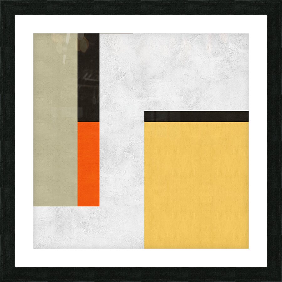 Abstract geometric collage 8 Picture Frame print