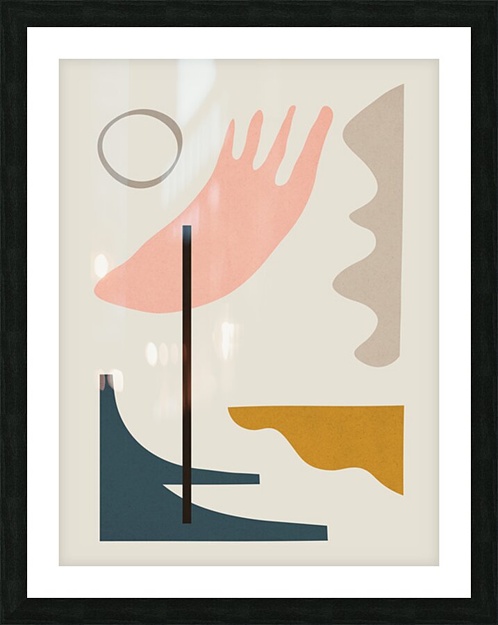 Abstract organic composition 9 Picture Frame print