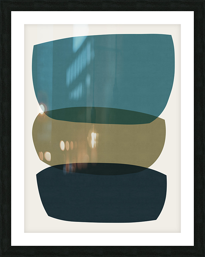 Abstract shapes A3 Picture Frame print