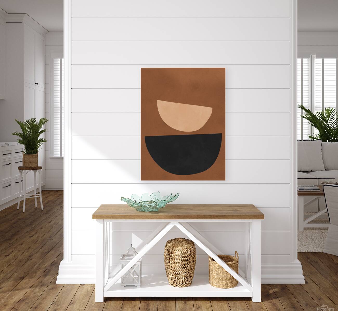 Black and brown geometry 6 Reproduction