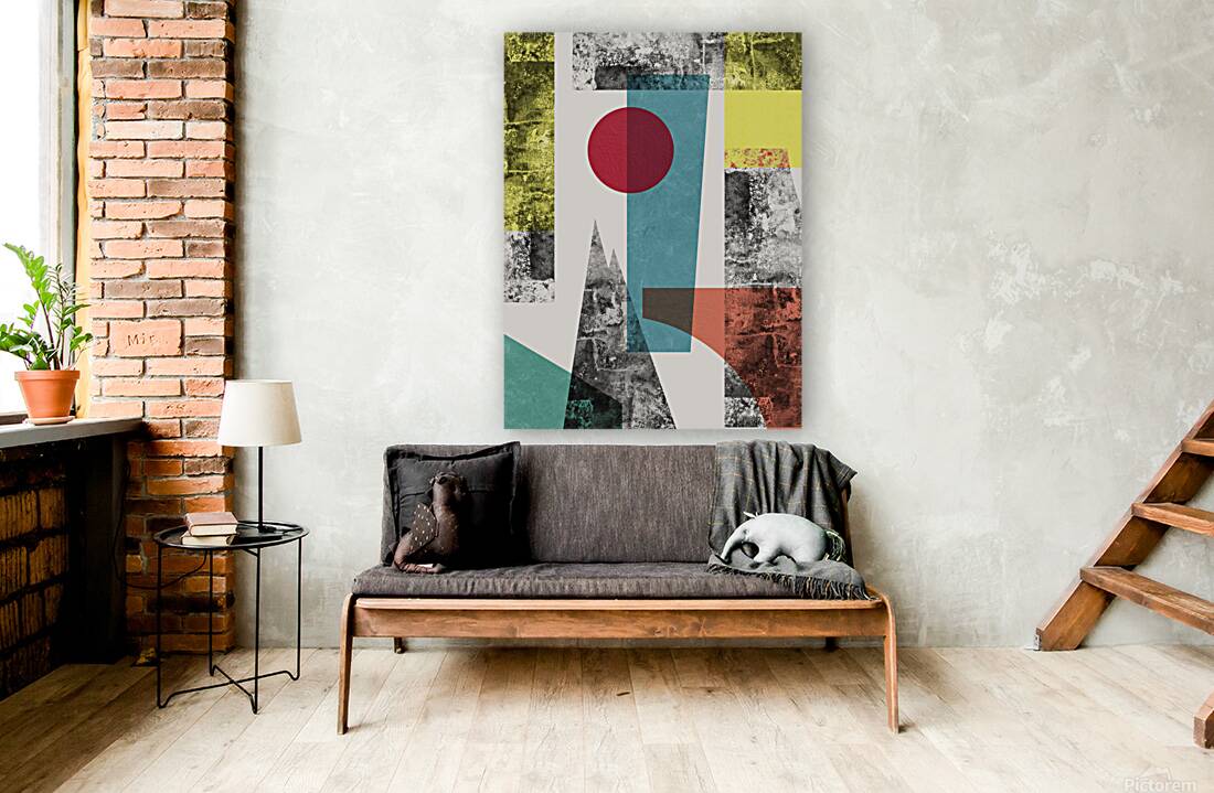 Abstract geometric collage 16 Reproduction