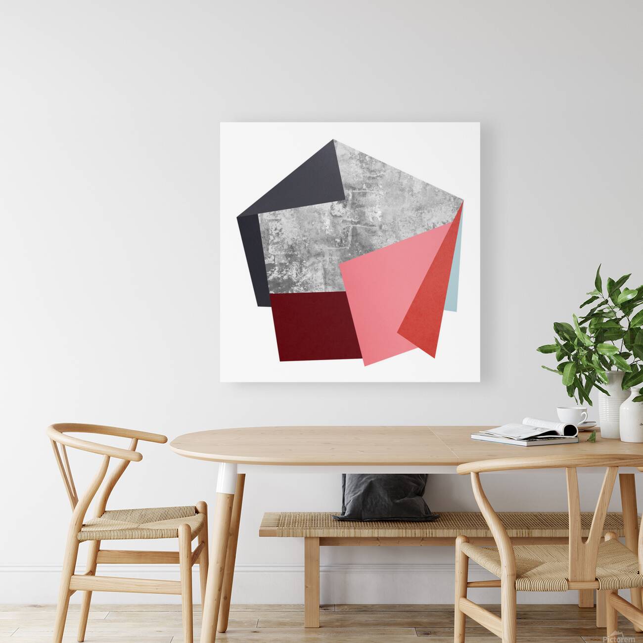 Abstract geometric collage 9 Reproduction