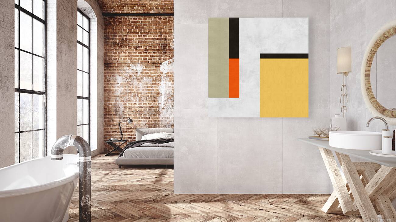 Abstract geometric collage 8 Reproduction