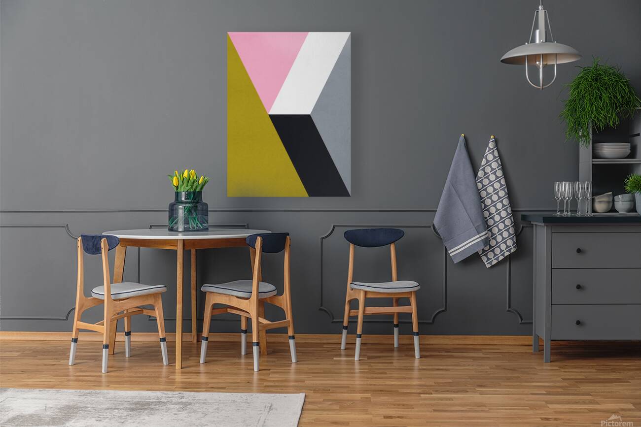 Abstract geometric collage 1 Reproduction