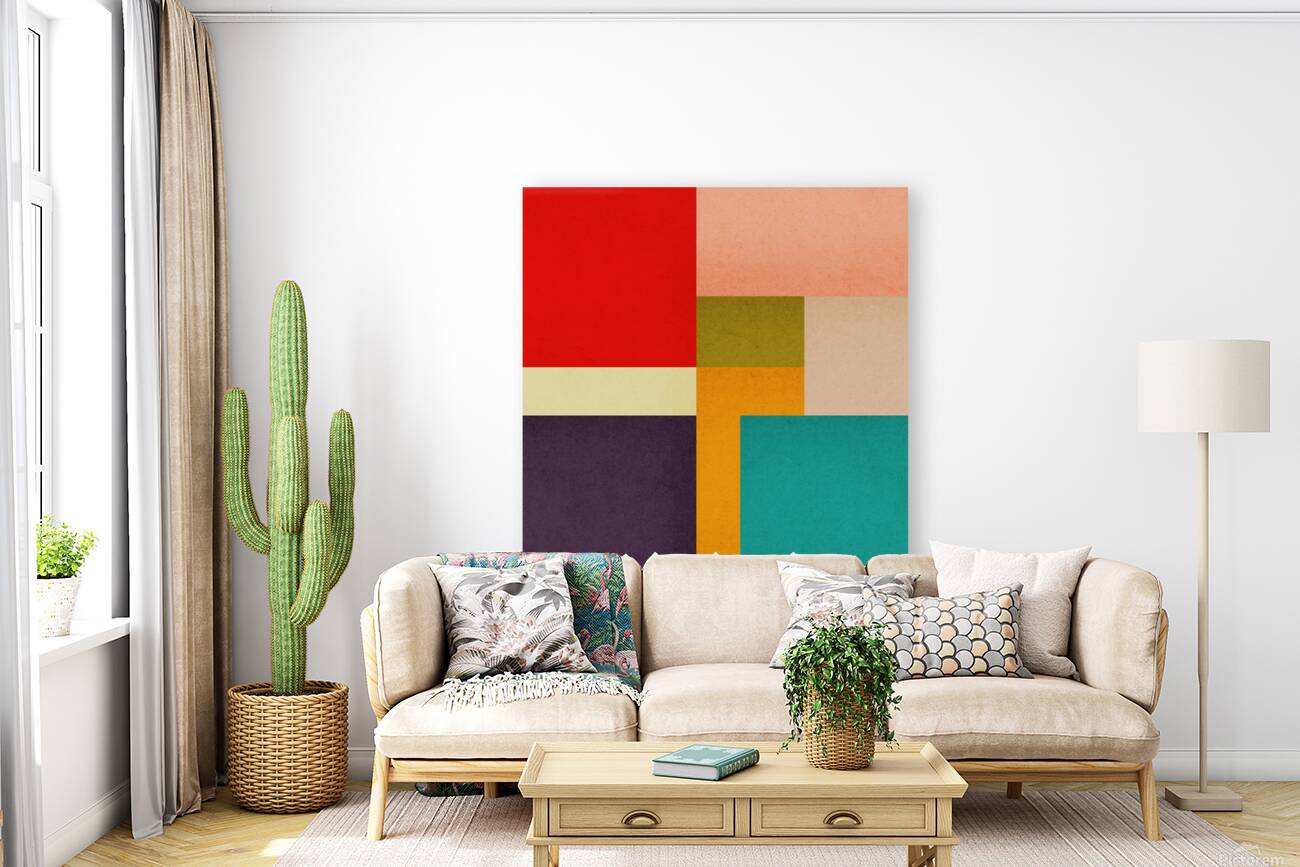 Abstract geometric collage 3 Reproduction