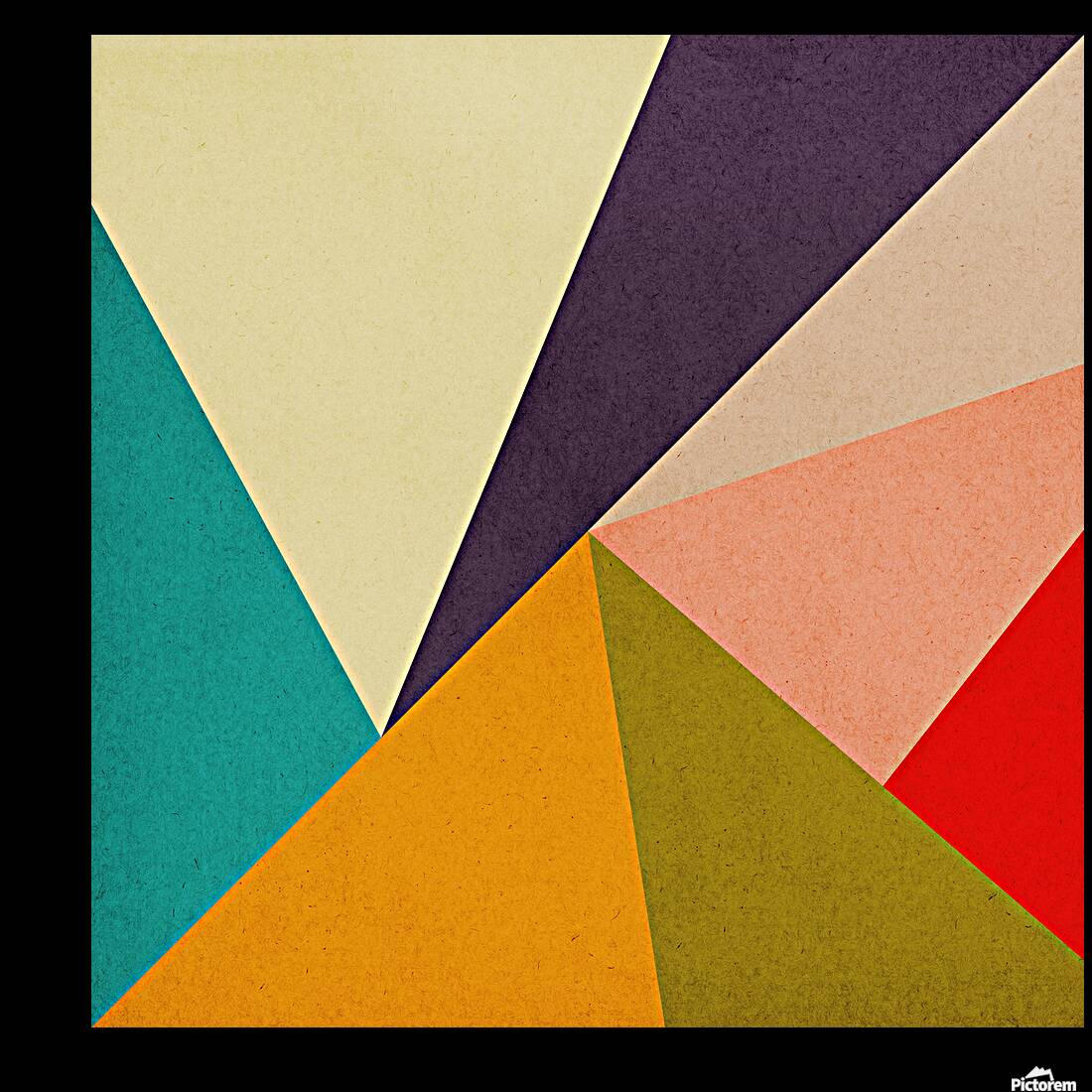 Abstract geometric collage 5 Reproduction
