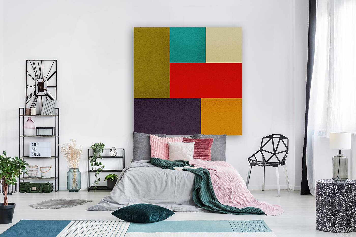 Abstract geometric collage 15 Reproduction