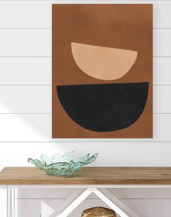 Black and brown geometry 6 Reproduction