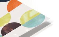 Colored circles 3 HD Metal print