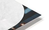Black and white semicircles 2 HD Metal print