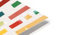 Colored lines and shapes HD Metal print
