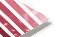 Red geometric shapes 2 HD Metal print