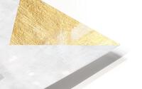 Gray and gold II HD Metal print