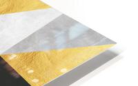 Geometric gold V HD Metal print