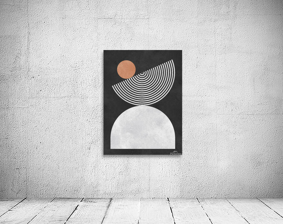 Lines on black background 2 Wall Preview