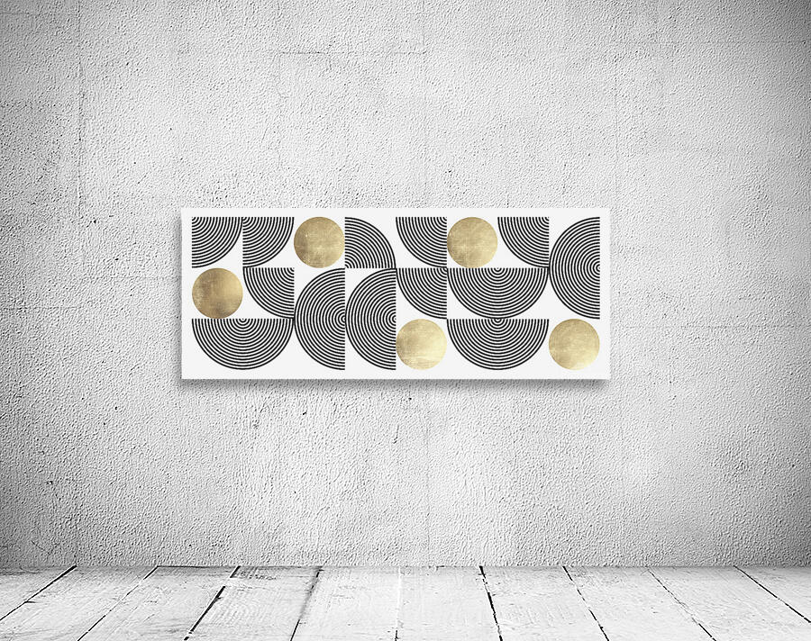 Golden circles Wall Preview