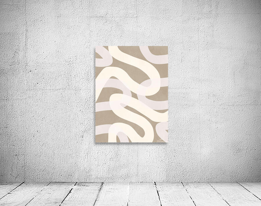 White expressive lines 5 Wall Preview