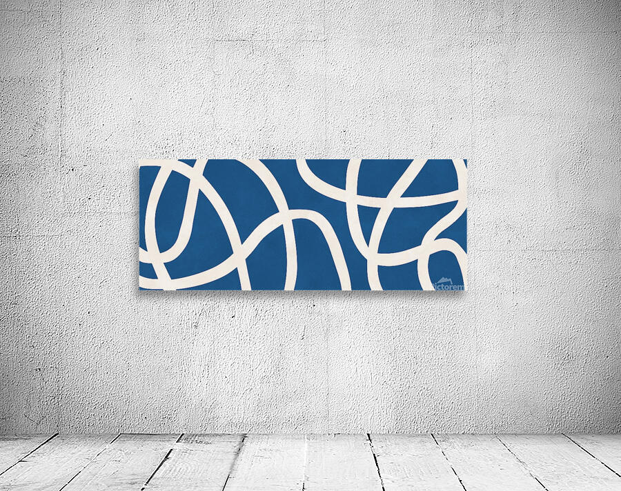 Expressionist lines in white 4 Wall Preview