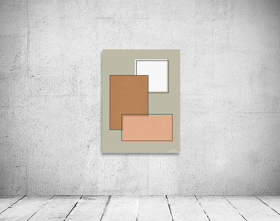 Abstract circles and semicircles 15 Wall Preview