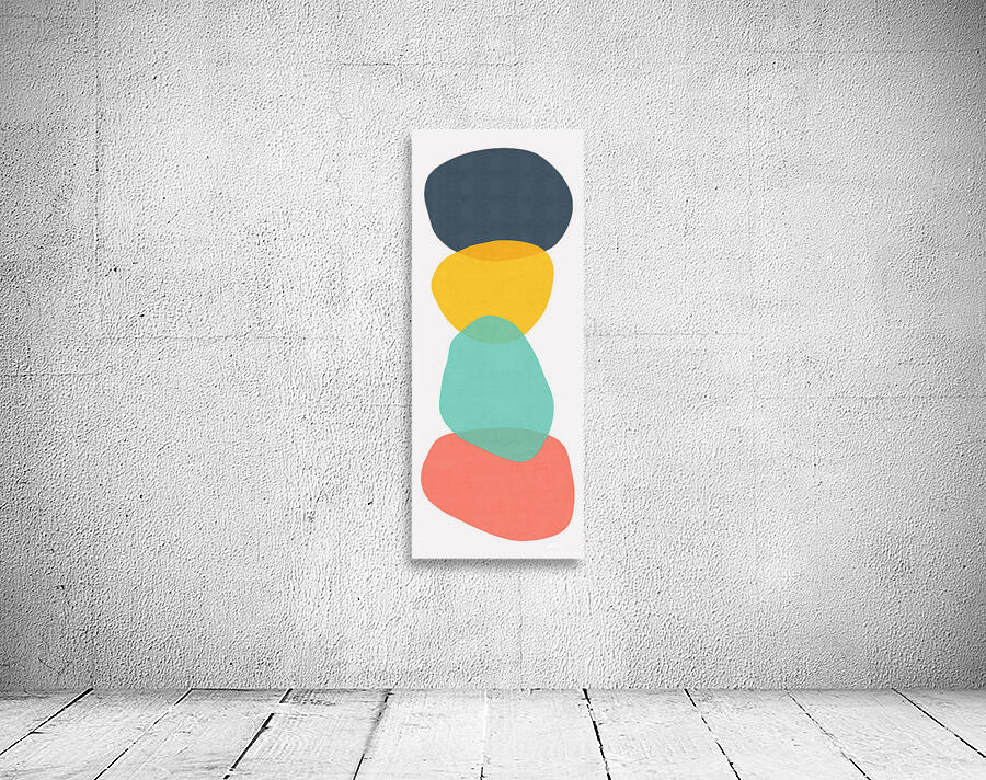 Abstract watercolor shapes 1 Wall Preview
