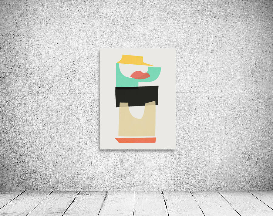 Abstract geometric collage 5 Wall Preview