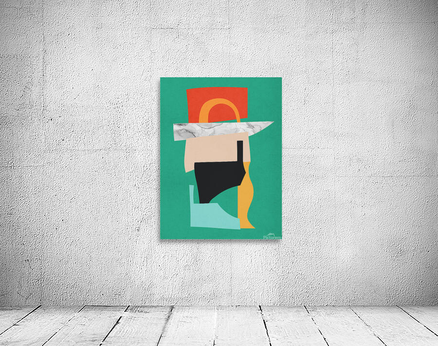 Abstract geometric collage 9 Wall Preview