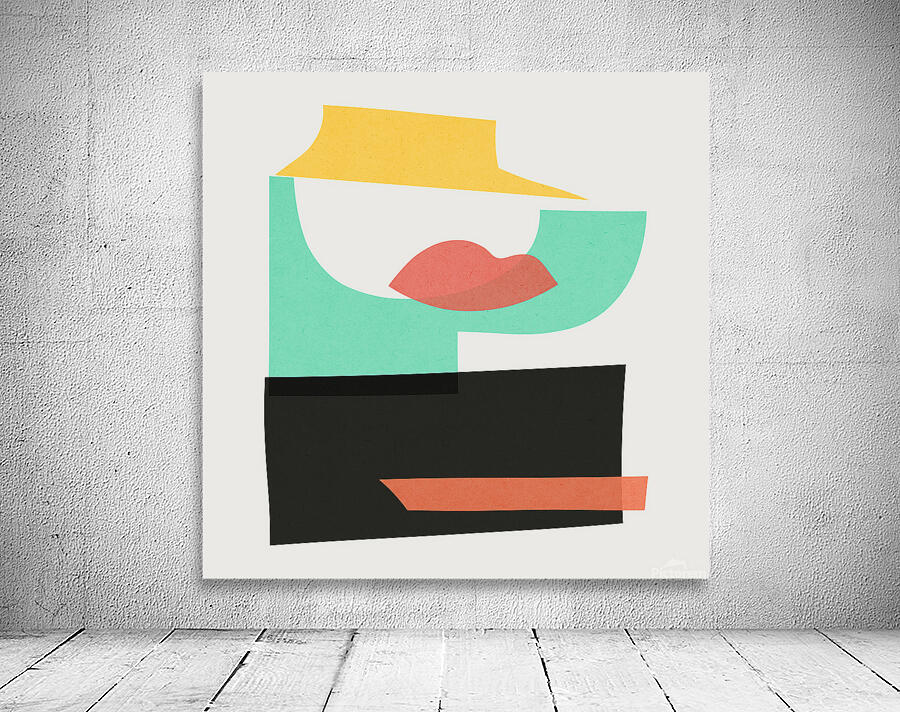 Abstract geometric collage 16 Wall Preview
