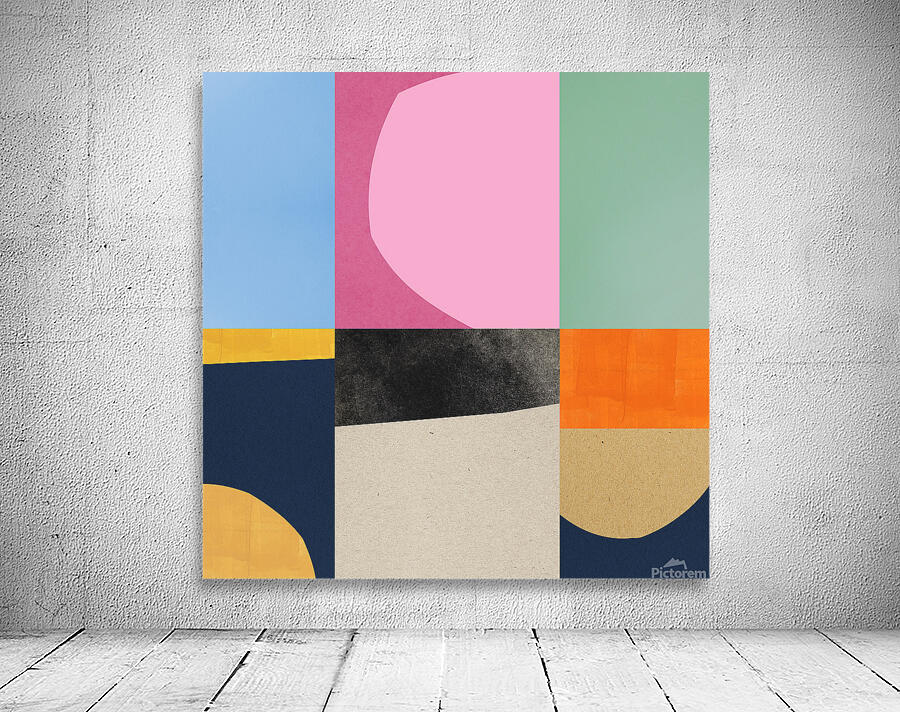 Abstract geometric collage 13 Wall Preview