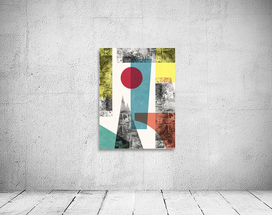 Abstract geometric collage 16 Wall Preview