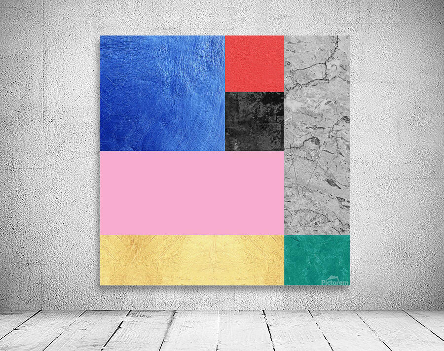 Abstract geometric collage 22 Wall Preview