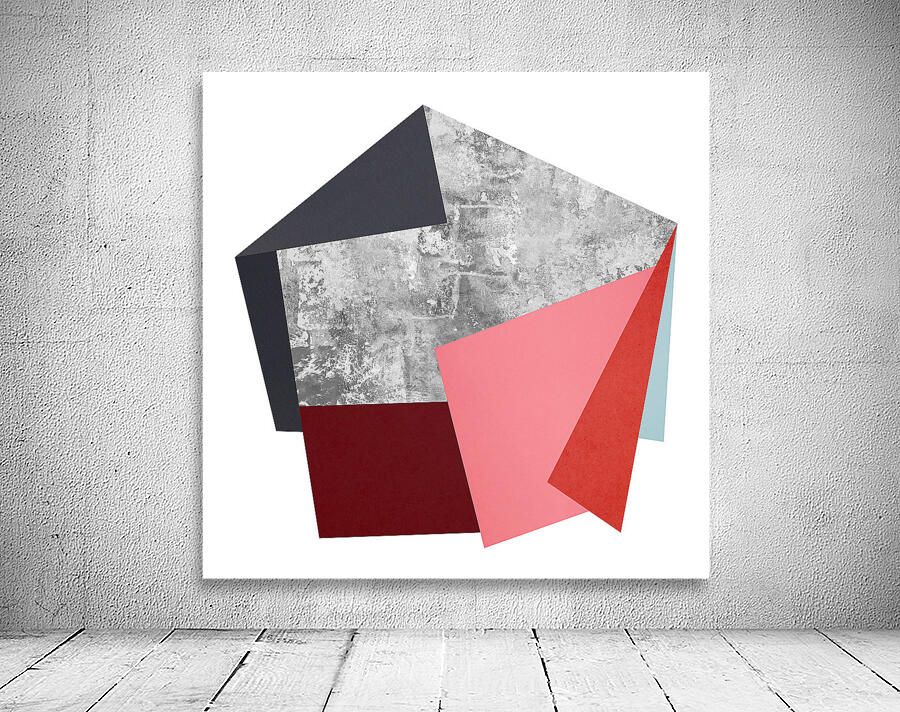 Abstract geometric collage 9 Wall Preview