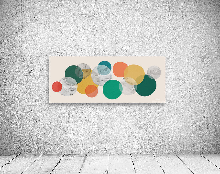 Abstract geometric collage 1 Wall Preview