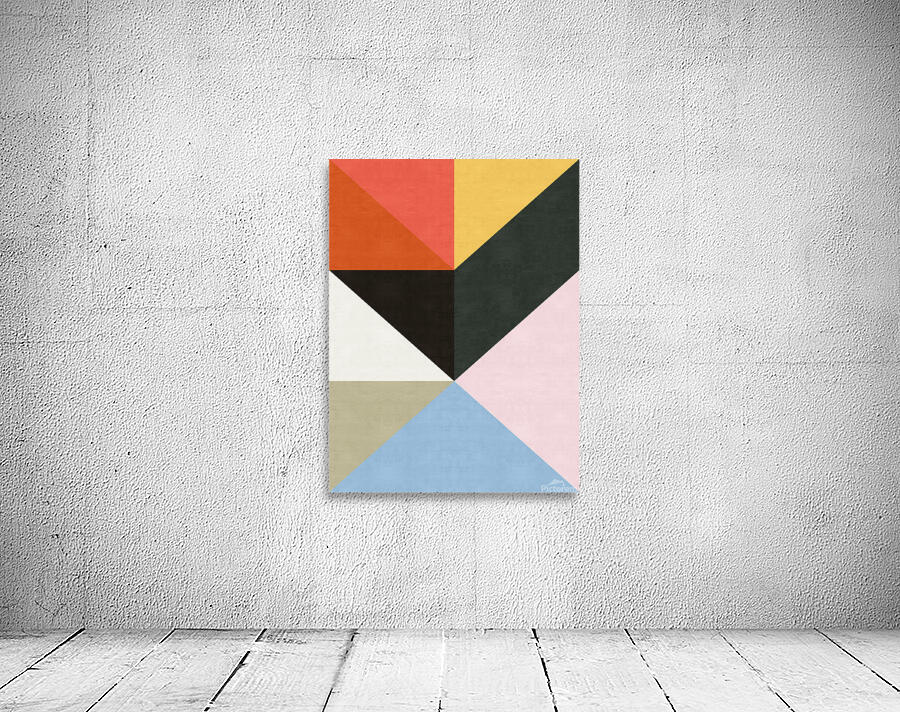 Abstract geometric collage 1 Wall Preview